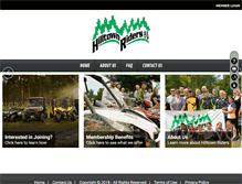 Tablet Screenshot of hilltownriders.com